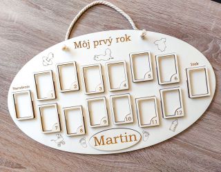 🤩 Máme pre vás ďalšiu novinku 🤩 Originálna pamiatka pre nezabudnuteľné okamihy s vašim bábätkom - Môj prvý rok. Obsahuje...