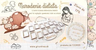 S touto krásnou dekoráciou budete mať tie najlepšie spomienky stále na očiach :) Využi zľavu :)